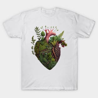 Heart made of plants T-Shirt